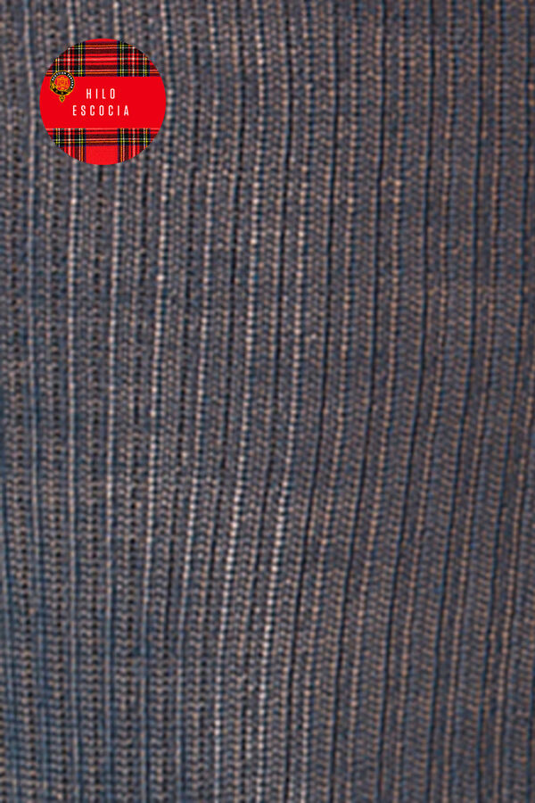 Punto Blanco Meias caneladas curtas azul