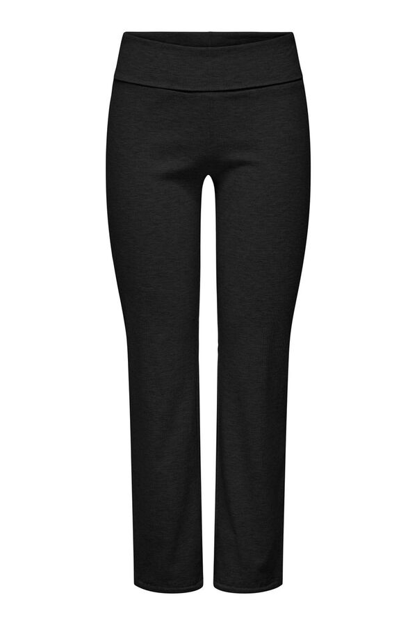 Only Play Cal&ccedil;as retas com nervuras preto