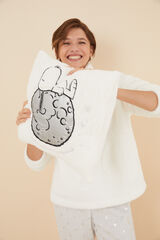 Women'secret Coj&iacute;n Snoopy luna marfil