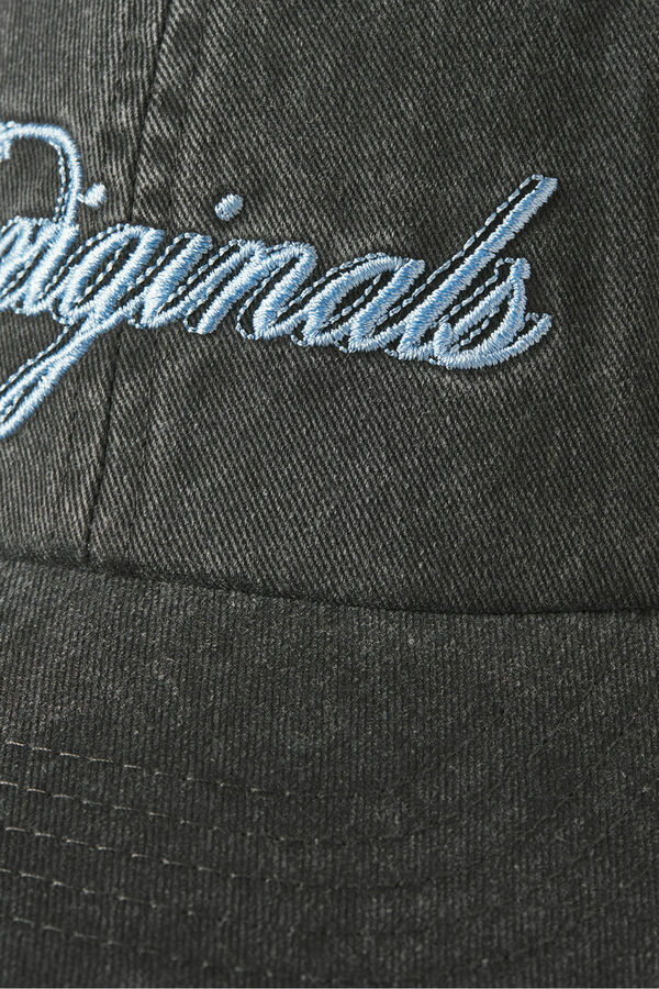 Jack & Jones Gorra texto bordado negro