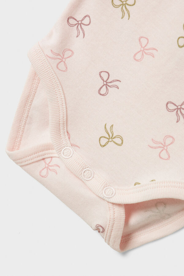 Name it Pack 3 bodies beb&eacute; ni&ntilde;a lazos morado/lila