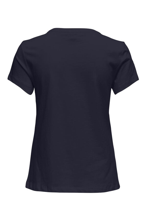 Only Play T-shirt de gola redonda azul
