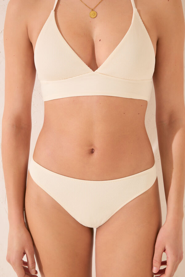 Women'secret Braga bikini brasile&ntilde;a rib marfil marfil
