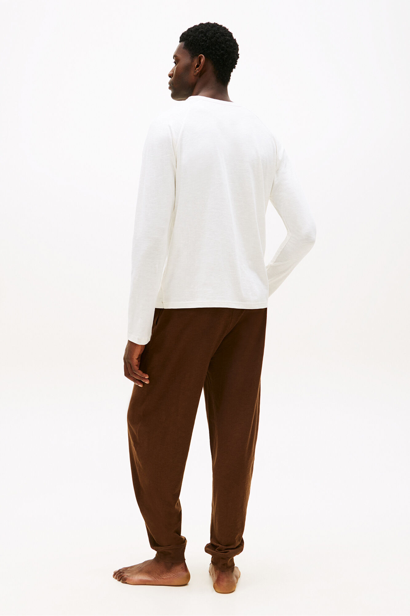 Tommy Hilfiger Pijama largo punto con logo en la cintura