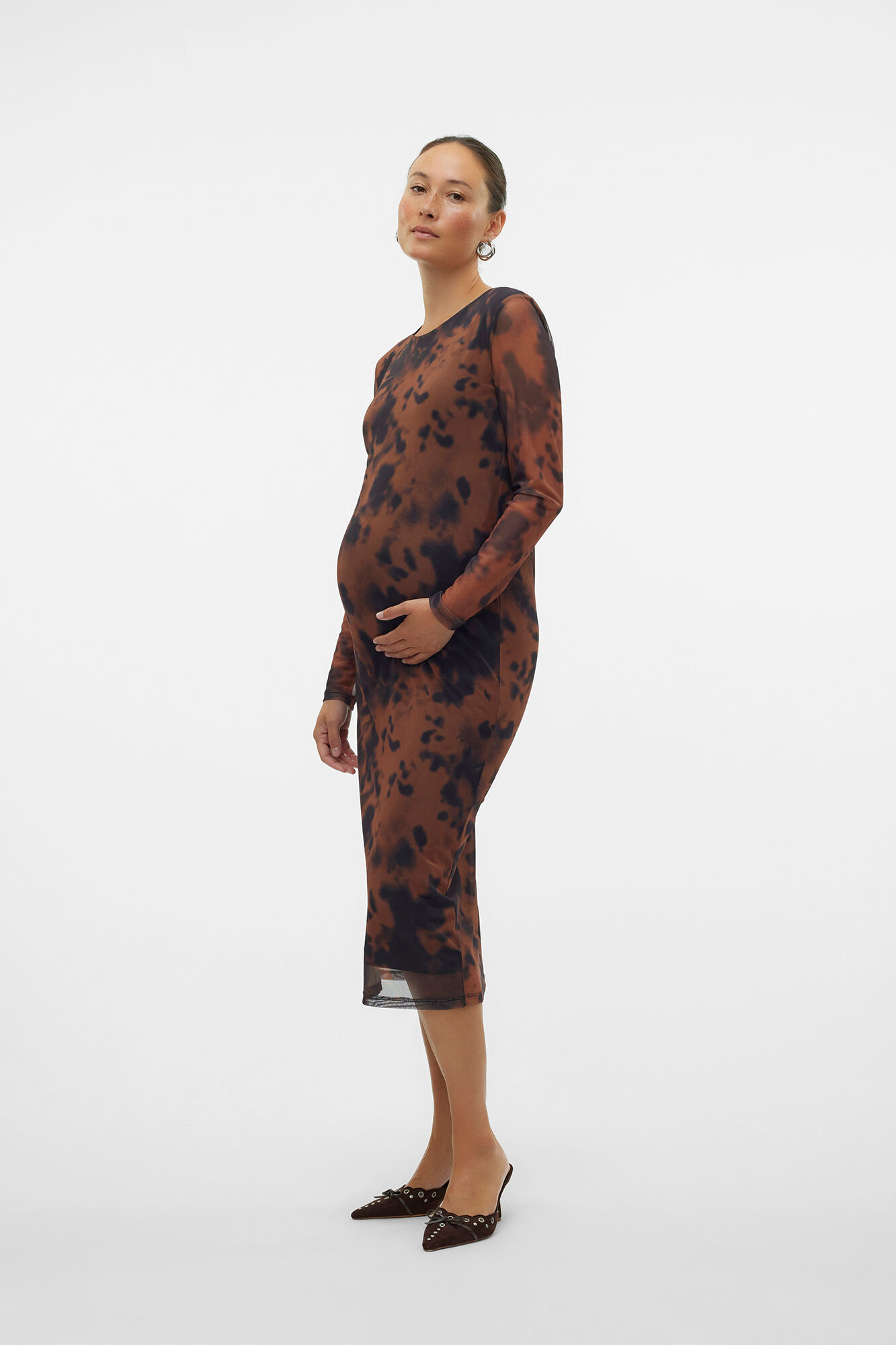 Mamalicious Vestido midi maternity