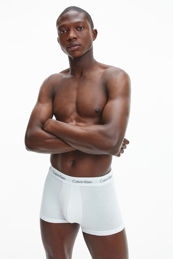 Calvin Klein Boxer de algod&oacute;n con cinturilla de Calvin Klein estampado
