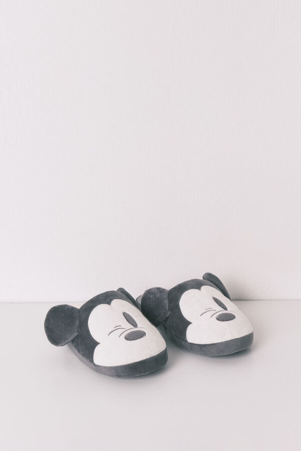 Women'secret Chinelos de quarto Mickey Mouse 3D cinzento cinzento