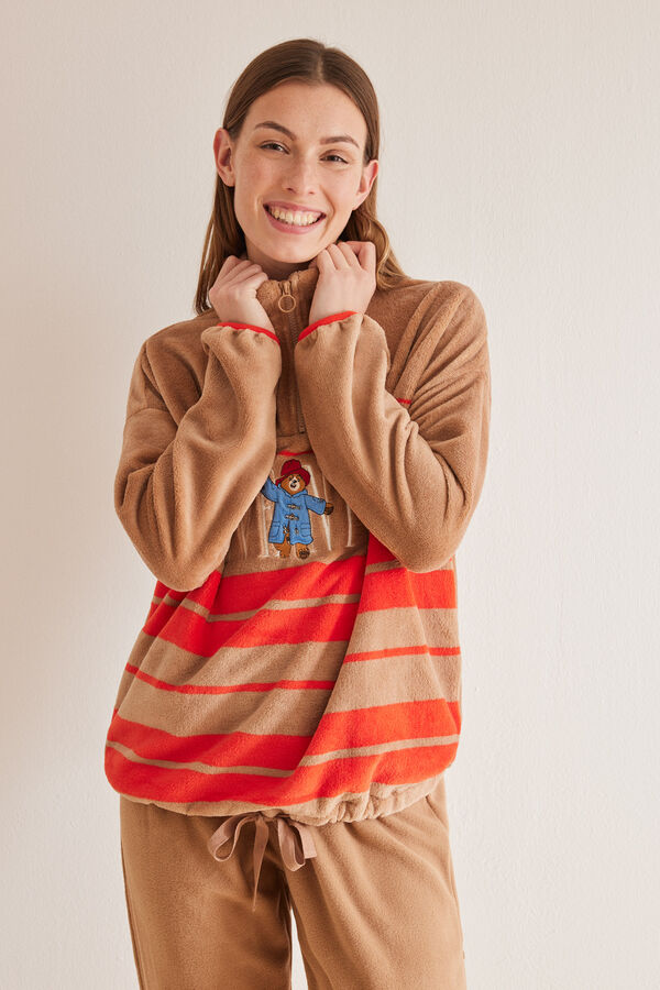 Women'secret Pijama polar Paddington marr&oacute;n marr&oacute;n