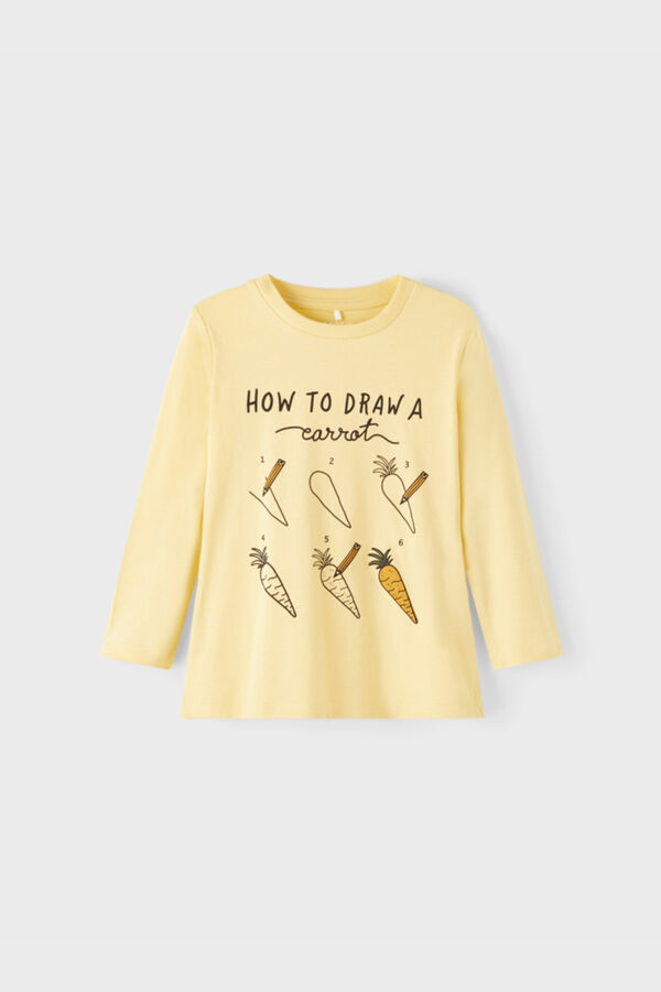 Name it T-shirt de menino manga comprida estampado