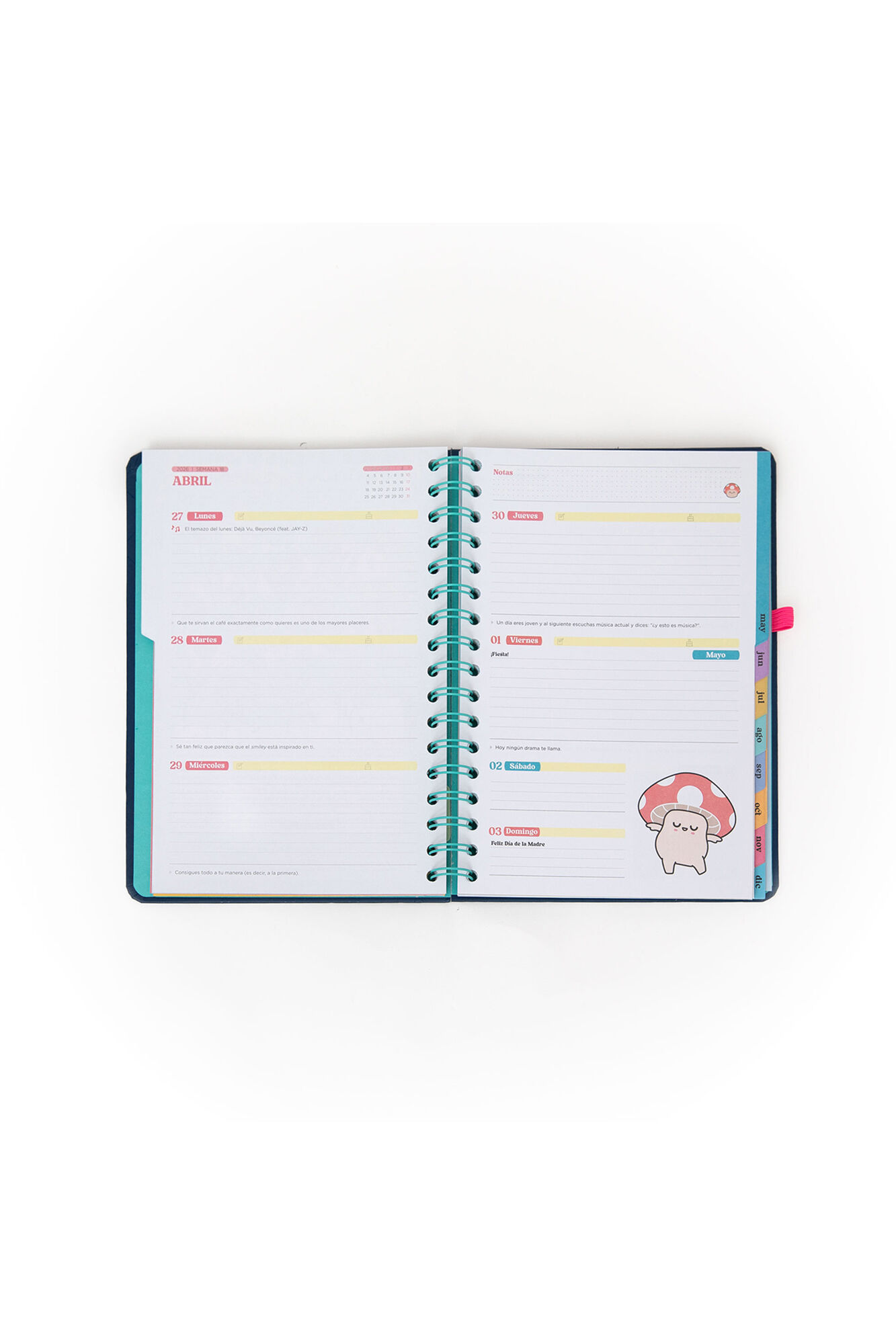 Mr. Wonderful Agenda Wonder 2026 Semanal - Ser t&uacute; est&aacute; de moda