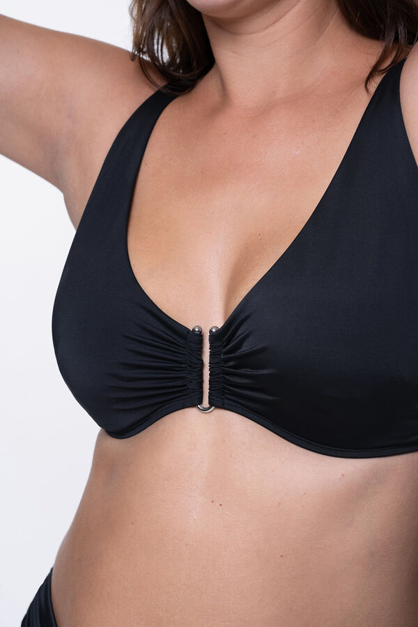 Dorina Bikini top sin copas eureka negro