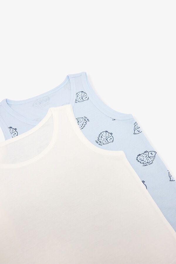 Penti 2 camisetas interiores con estampado de erizos para ni&ntilde;o estampado