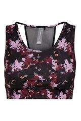 Only Play Curvy Soutien desportivo estampado preto