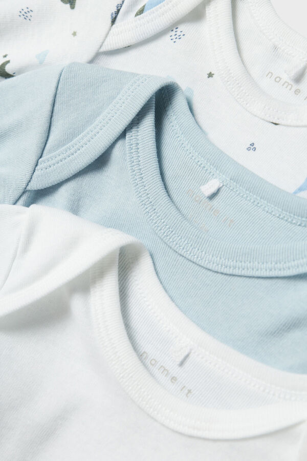 Name it Set 3 bodys elefante beb&eacute; ni&ntilde;o azul