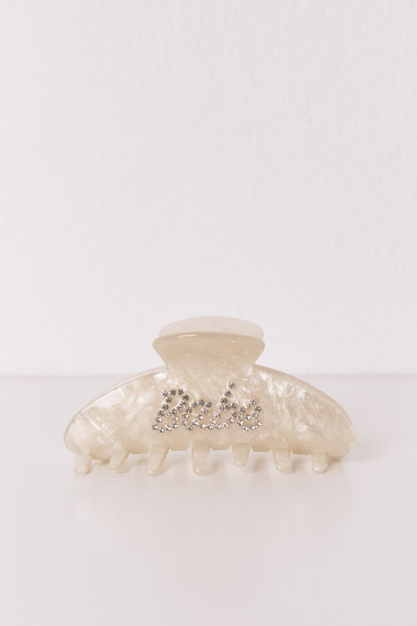 Women'secret Pinza efecto marmoleada "Babe" marfil