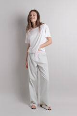 HI&BYE Pijama combinado rosa marfil