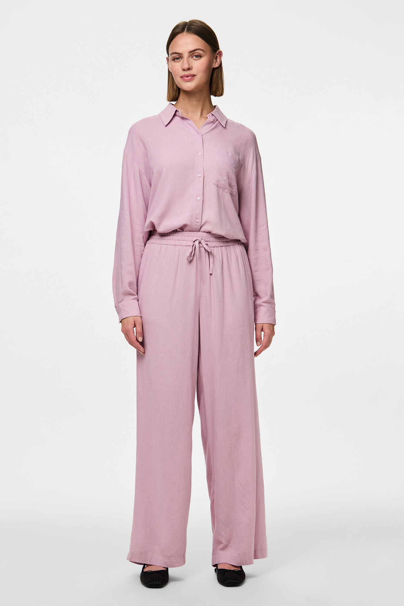 Pieces Pantal&oacute;n de lino largo