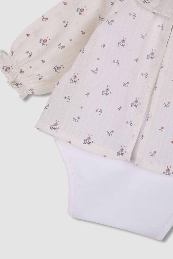 Gocco Camisa body impressa branca branco