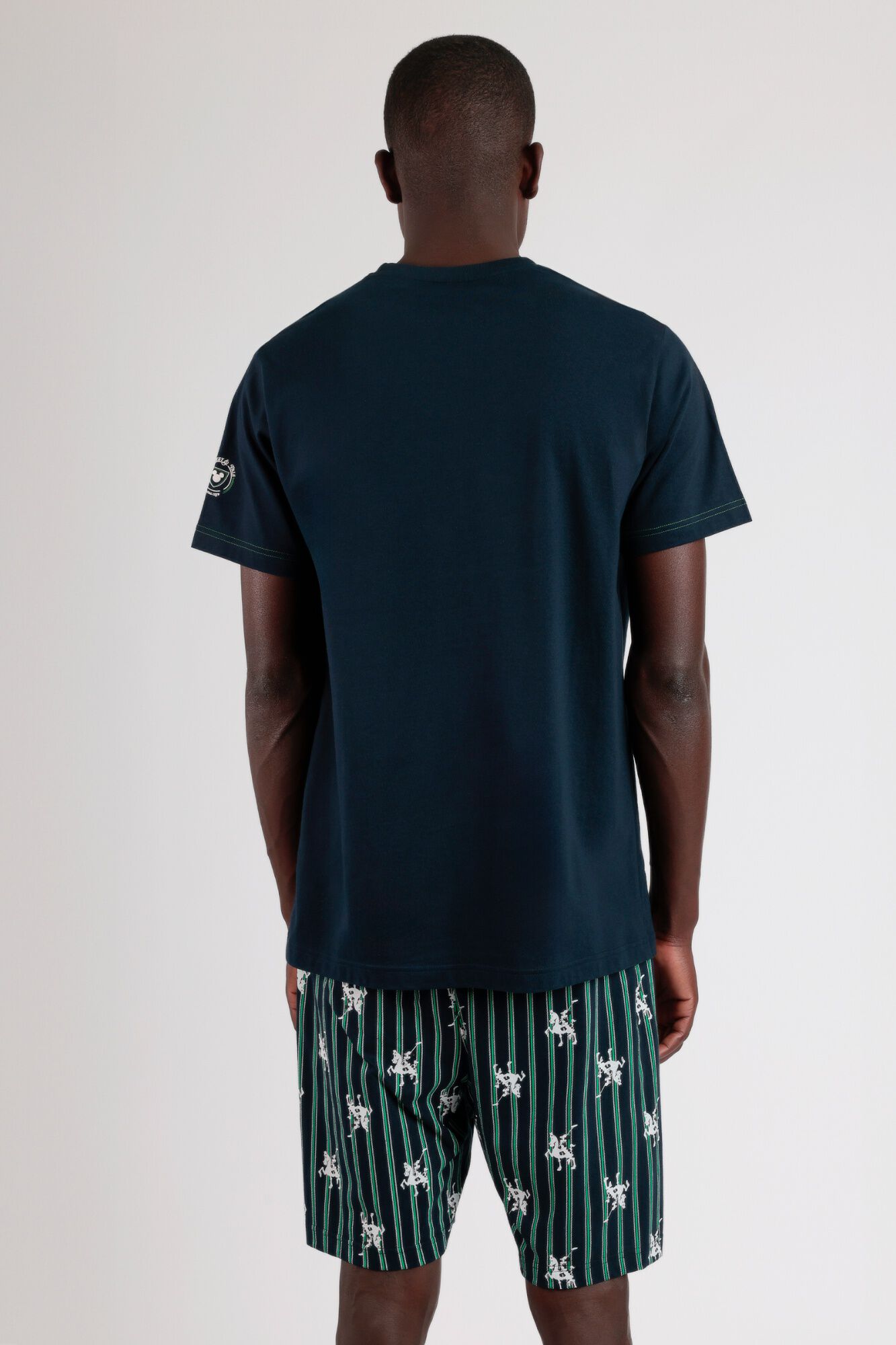 Admas Pijama corto Polo Mickey Mouse rayas