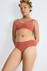 Sloggi Braga hipster sin costuras naranja