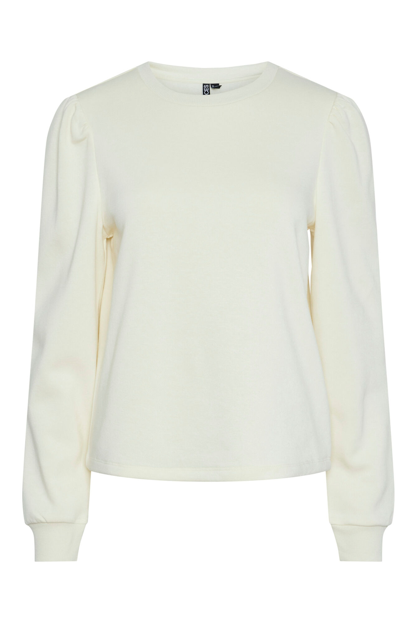 Pieces Schlichtes Sweatshirt mit Raffung