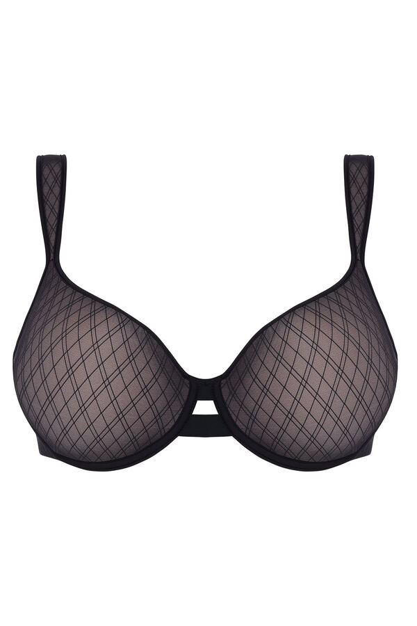 Chantelle Soutien com aros memory Smooth Lines preto