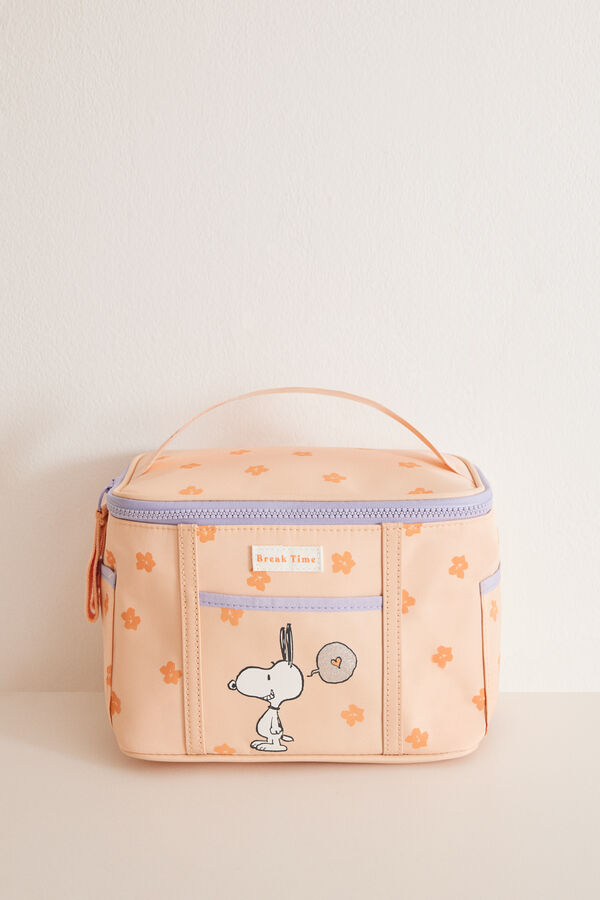 Women'secret Neceser grande naranja Snoopy naranja