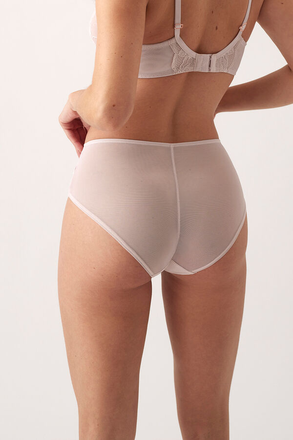 Promise Braga brasile&ntilde;a encaje estampado nude