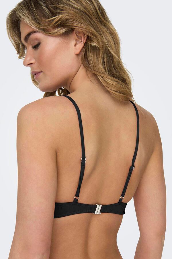 Only Top bikini nudo negro