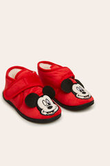 Womensecret Zapatilla kids bota con patch de Mickey rojo
