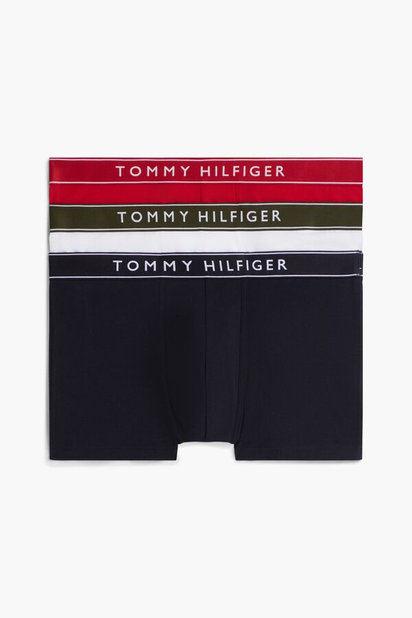 Tommy Hilfiger Pack 3 Boxers algod&oacute;n estampado