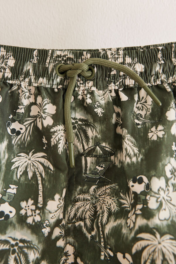 Women'secret Fato de banho menino tropical Snoopy bege