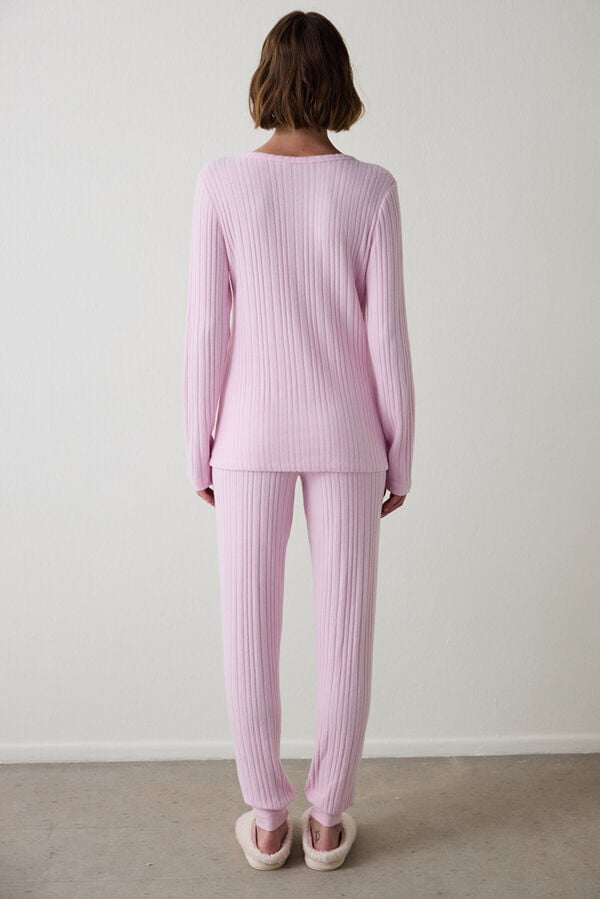 Penti Conjunto de pantal&oacute;n rosa Cozy Time rosa