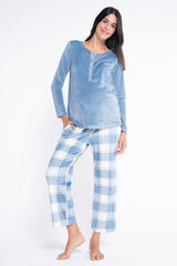 Ohma! Pack pijama tondosado azul