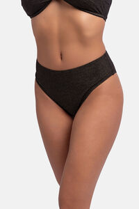 Dorina Braga de bikini brasileña lúrex negro