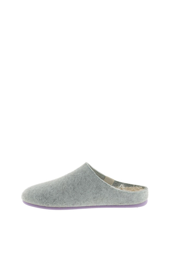 Victoria Zapatillas de casa fieltro azul