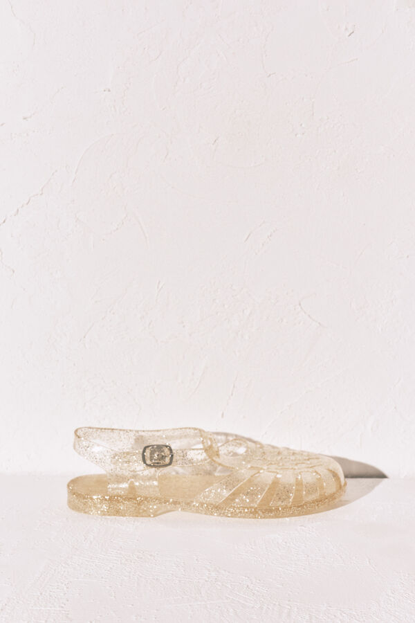 Women'secret Sand&aacute;lias jelly douradas caqui