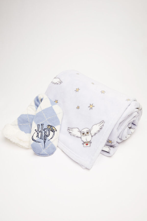 Women'secret Calcetines punto pelo Harry Potter blanco