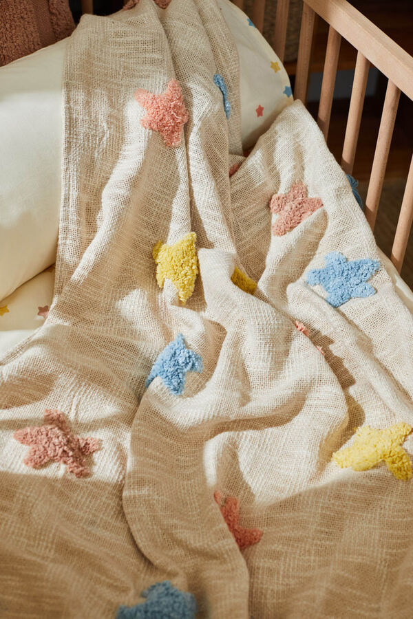 Calma House Plaid de algod&oacute;n Star estampado