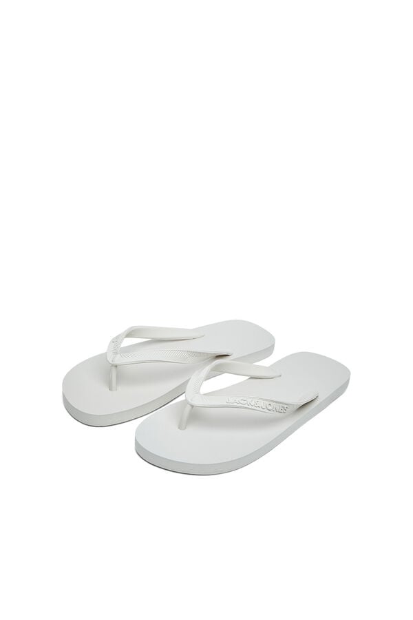Jack & Jones Chinelo flip-flop logo cinzento