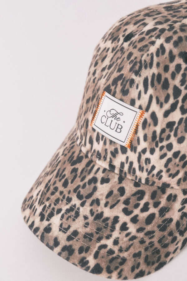 Women'secret Gorra felpa animal print estampado