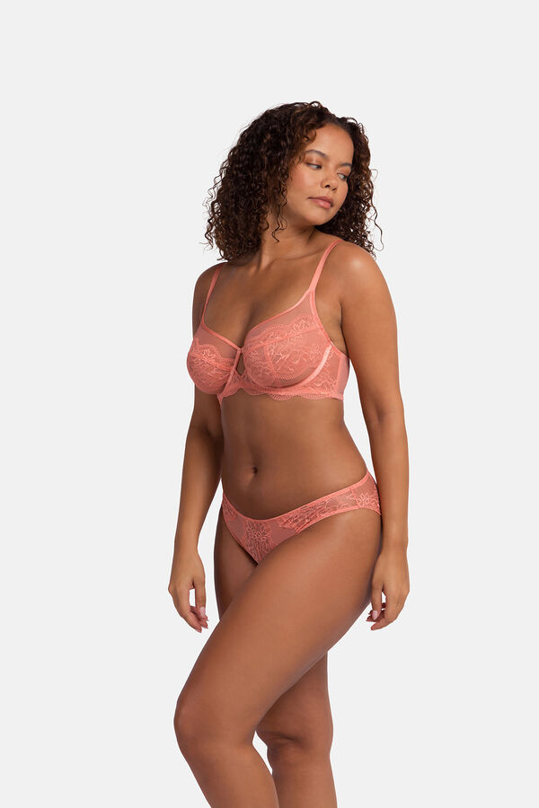 Dorina Soutien com aro sem enchimento rosa