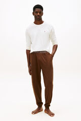 Tommy Hilfiger Pijama largo punto con logo en la cintura estampado