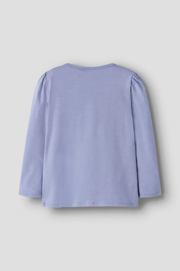 Name it Camiseta manga larga Stitch ni&ntilde;a morado/lila