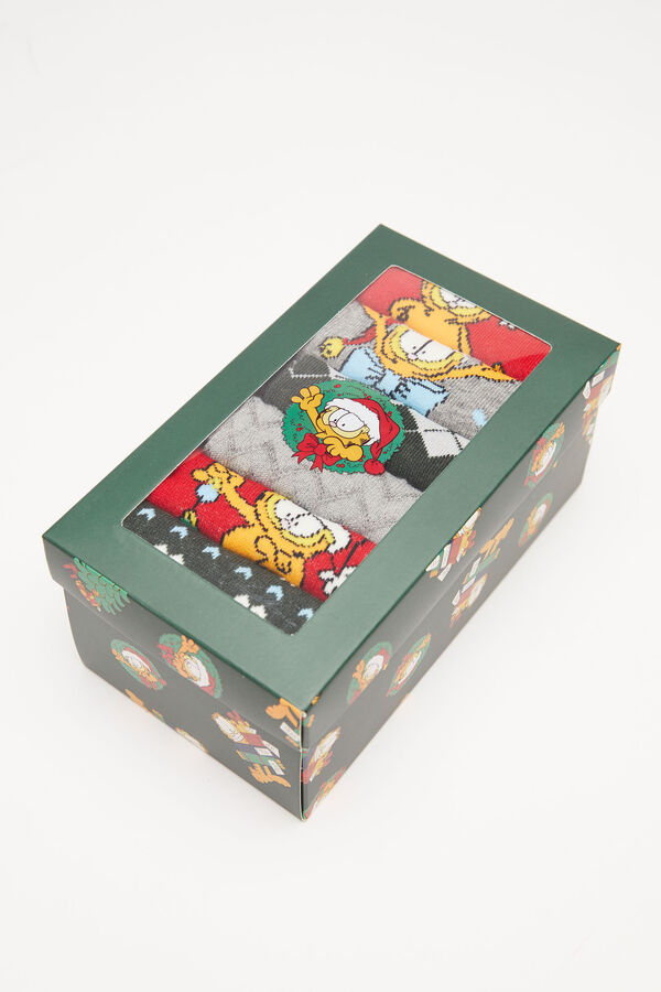 Women'secret Pack 6 calcetines algod&oacute;n Garfield estampado