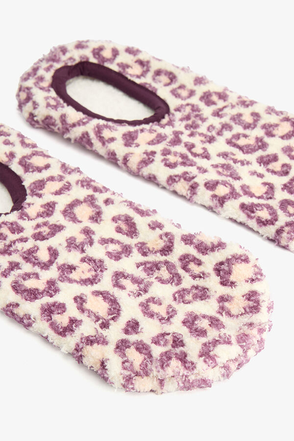 Penti Meias com estampado de leopardo estampado