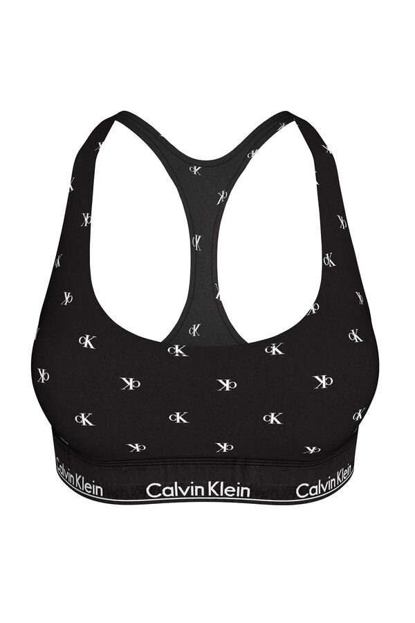 Calvin Klein Sutiã bralette CK preto