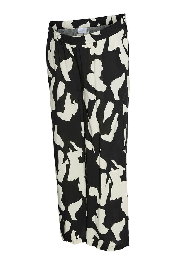 Mamalicious Calças compridas estampado maternity preto