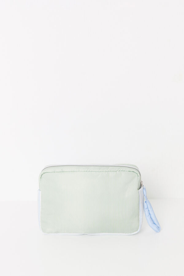 Women'secret Neceser mediano nylon estampado rayas estampado