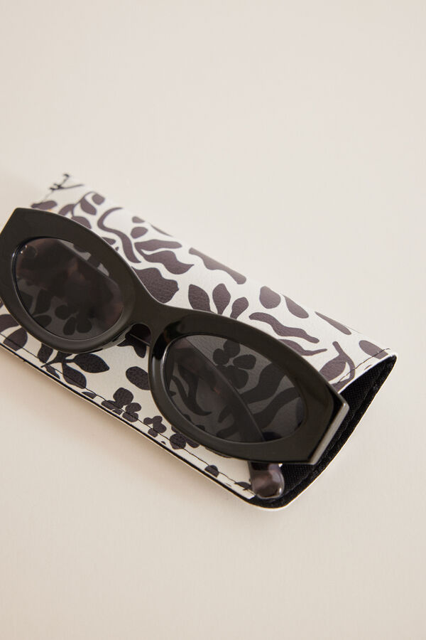 Women'secret Gafas de sol 'cat eye' b&w blanco